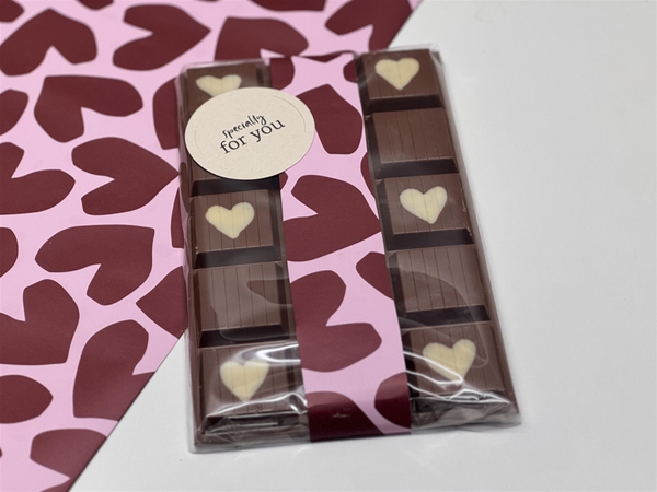 Chocobrok met hartjes