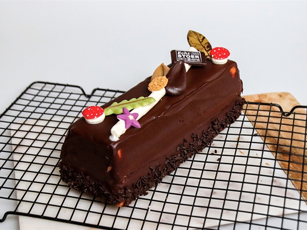 Chocolade kerst cake